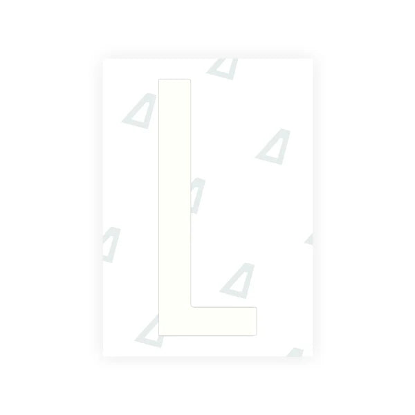 Nanofilm Ecoslick™ for US (Iowa) Moto license plates - Symbol "L"