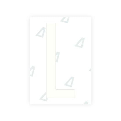 Nanofilm Ecoslick™ for US (Iowa) Moto license plates - Symbol "L"