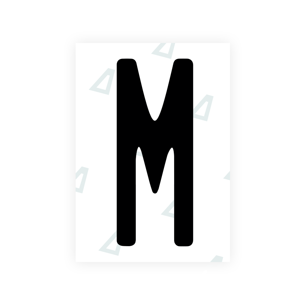 Nanofilm Ecoslick™ for US (Florida 2019) license plates - Symbol "M"