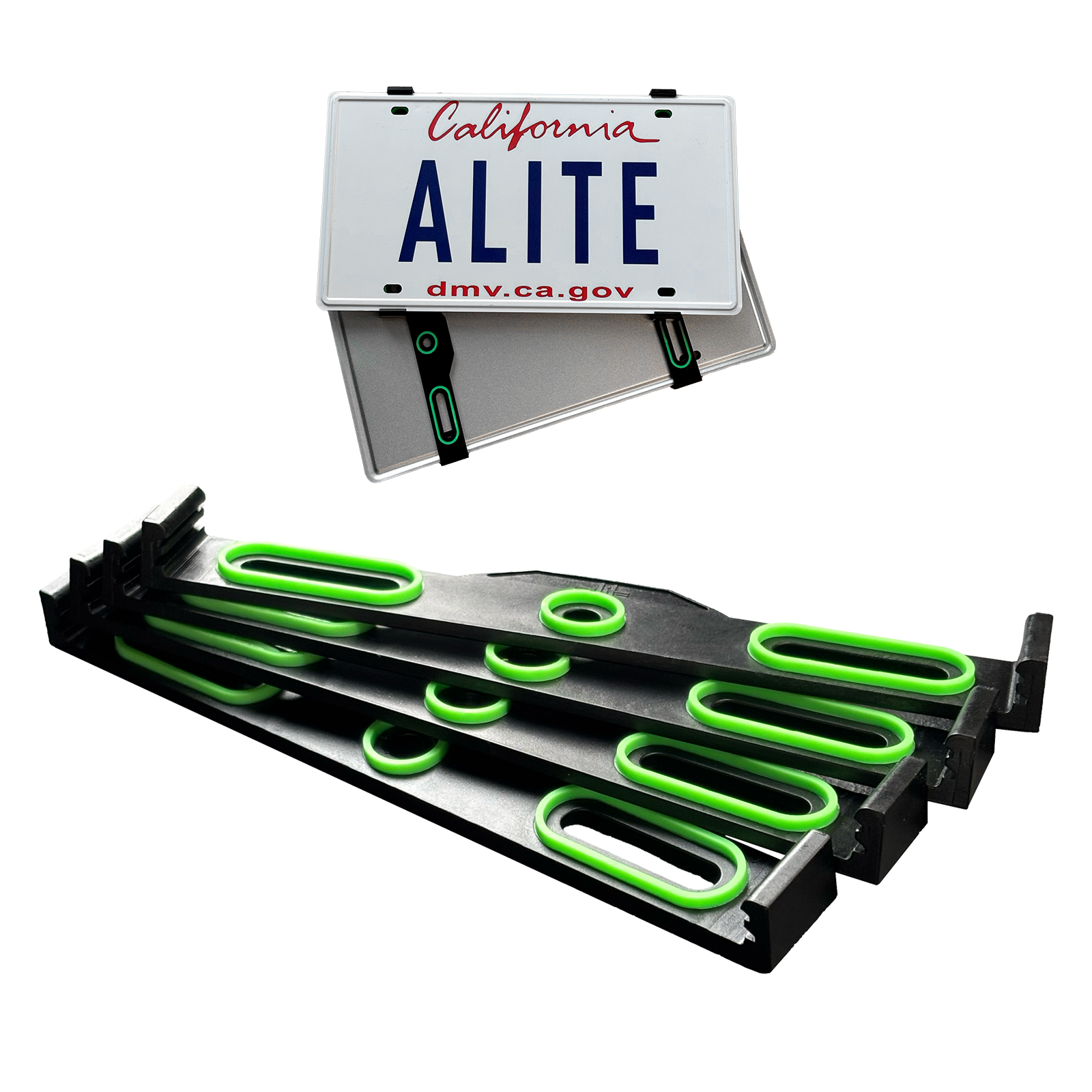 Alite Easyclick™ License plate holder for US (2 plates) - Alite