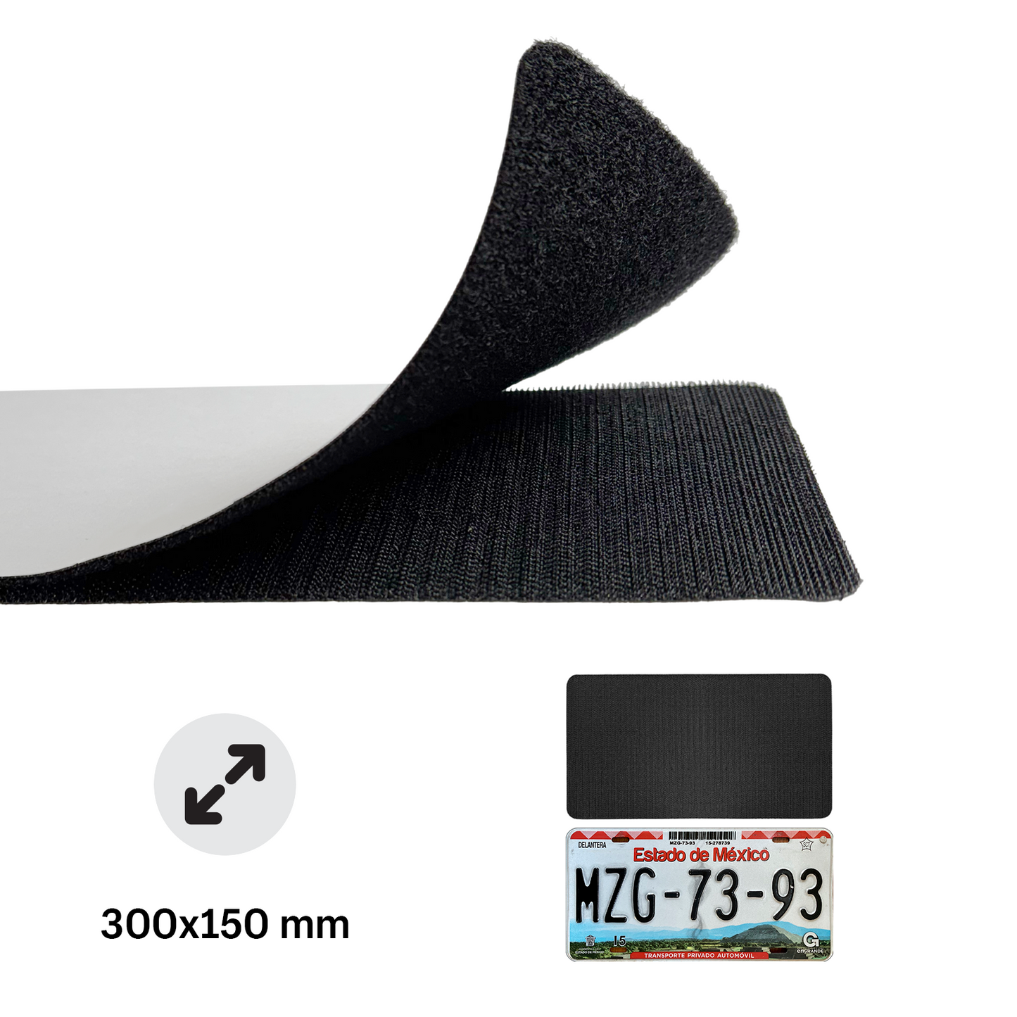 Alite Nanotape™ License Plate Frame for Mexico (1 plate) - Alite