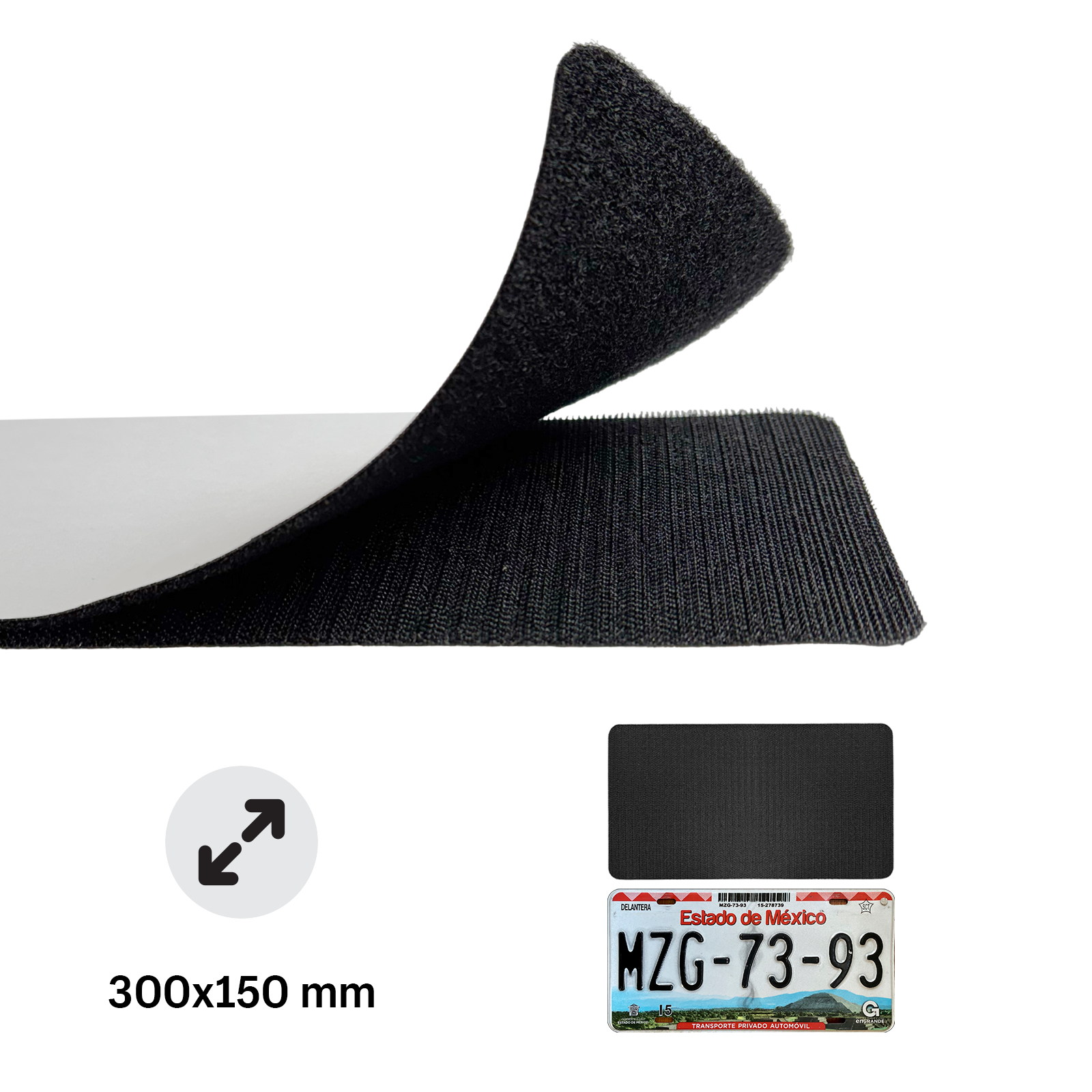 Alite Nanotape™ License Plate Frame for Mexico (1 plate) - Alite