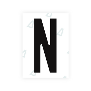 Nanofilm Ecoslick™ for US (Arizona 2008) license plates - Symbol "N"