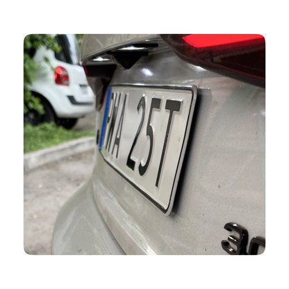 Alite Nanotape™ License Plate Frame for EU & UK (2 plates) - Alite
