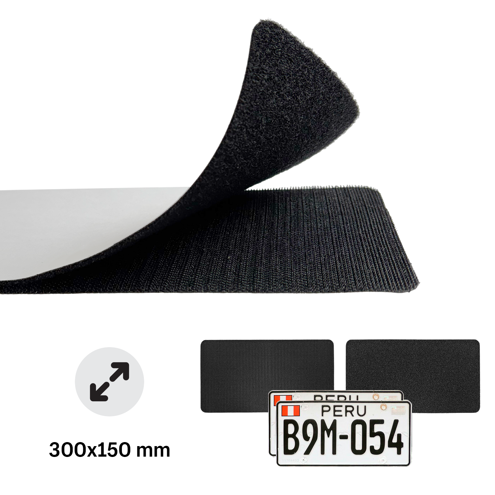 Alite Nanotape™ License Plate Frame for Peru (2 plates) - Alite