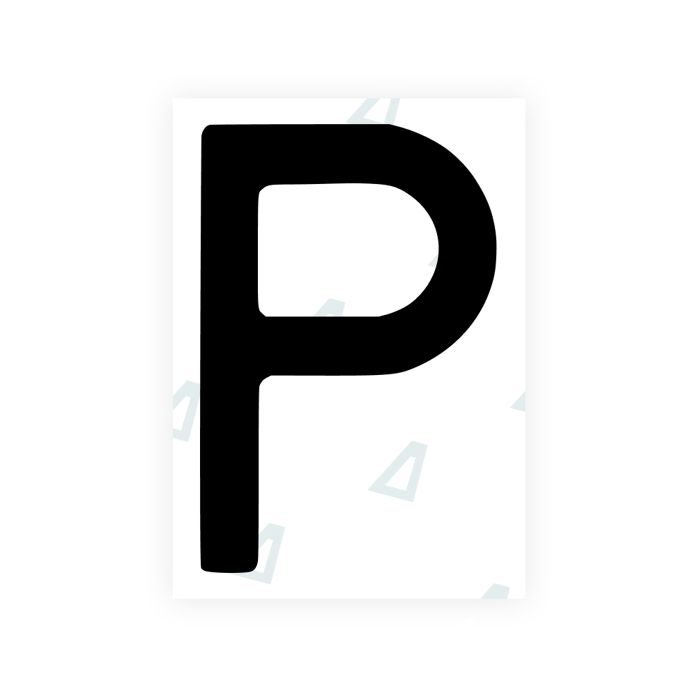Alite Nanofilm for Poland license plates - Symbol "P" - Alite