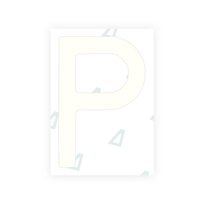 Alite Nanofilm for Poland license plates - Symbol "P" - Alite